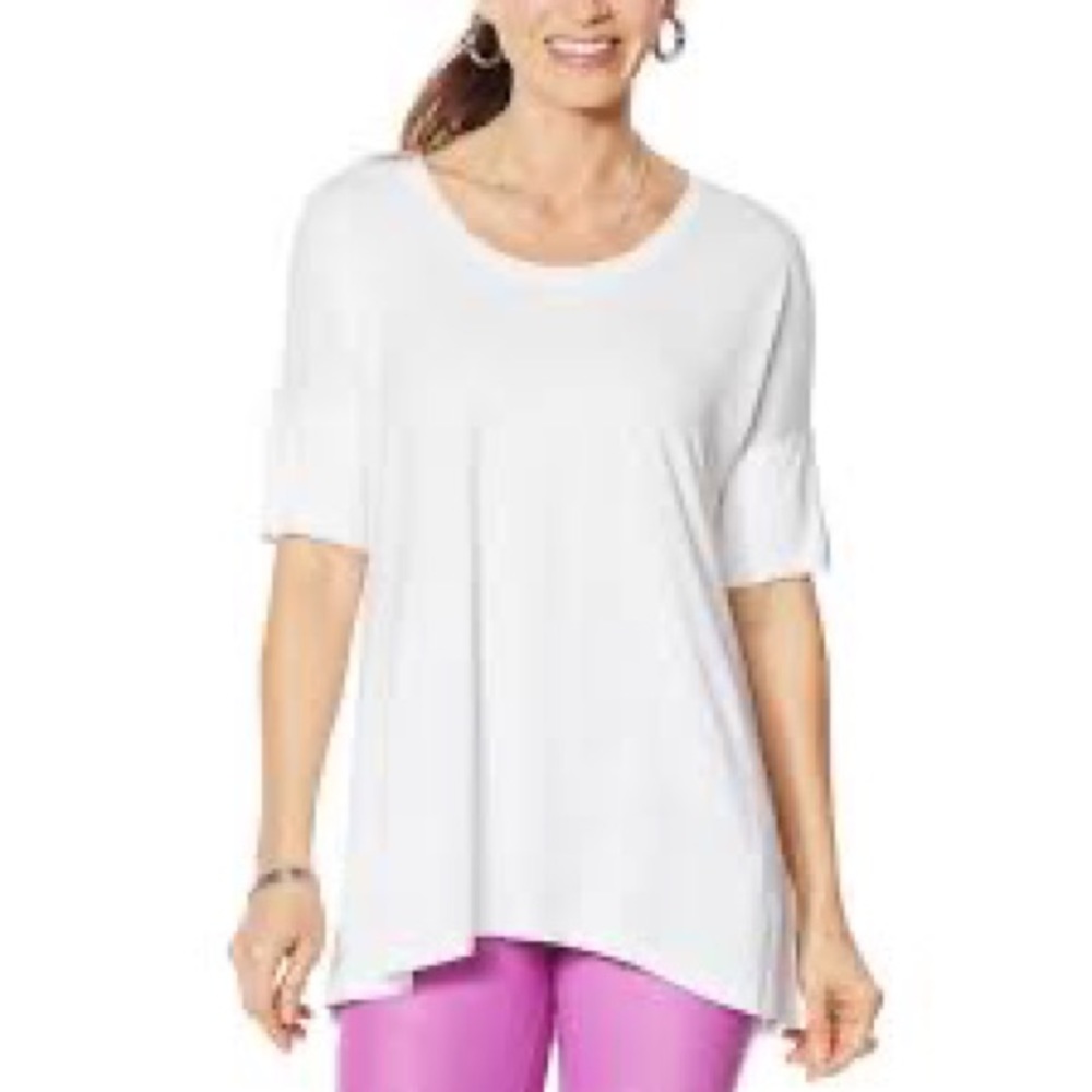 NWT! Shop DYI sunrise Tunic - white - 3xl